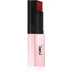 Yves Saint Laurent Rouge Pur Couture The Slim Glow Matte matter feuchtigkeitsspendender Lippenstift mit Glanz Farbton 202 Insurgent Red 2 g