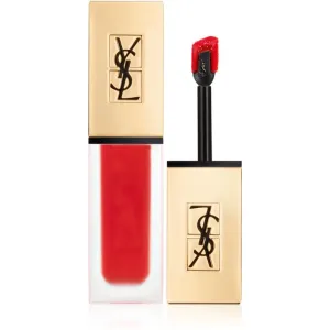 Yves Saint Laurent Tatouage Couture Ultramattierender Flüssiglippenstift Farbton 01 Rouge Tatouage - Vibrant Pink Red 6 ml