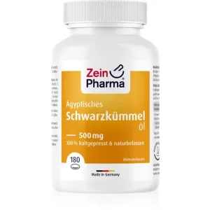 ZeinPharma Ägyptisches Schwarzkümmelöl 500 mg Kapseln mit antioxidativer Wirkung 180 KAP