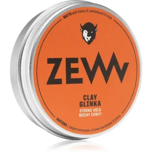 Zew For Men Hemp Matte Clay Hairstyling-Lehm mit Hanföl 100 ml