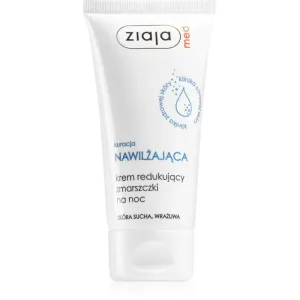 Ziaja Med Hydrating Care Nachtcreme gegen Falten für empfindliche und trockene Haut 50 ml