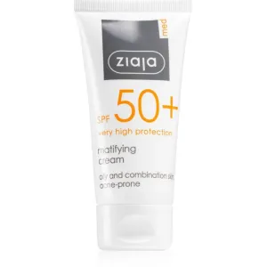 Ziaja Med Protecting UVA + UVB mattierende Sonnencreme für das Gesicht SPF 50+ 50 ml