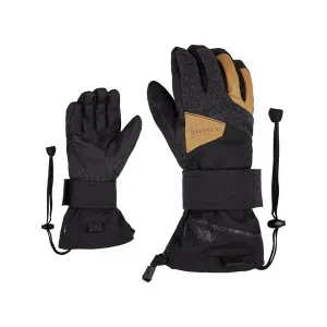 Ziener MAXIMUS AS® Herren Snowboard Handschuhe, schwarz, größe 10