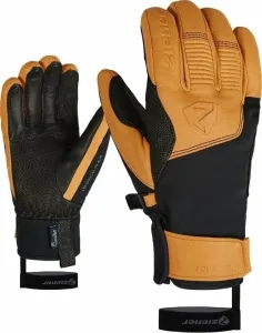 Ziener Ganzenberg AS AW Black/Tan 8,5 SkI Handschuhe