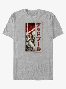 ZOOT.Fan Marvel Deadpool Sword Kanji T-Shirt Grau