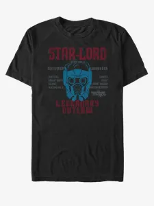 ZOOT.Fan Marvel Star-Lord Strážci Galaxie T-Shirt Schwarz