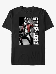 ZOOT.Fan Marvel Star-Lord Strážci Galaxie T-Shirt Schwarz