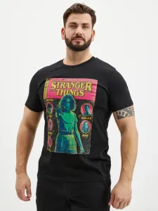 ZOOT.Fan Netflix Komiksová obálka Stranger Things T-Shirt Schwarz