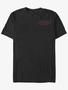 ZOOT.Fan Netflix Stranger Things Logo T-Shirt Schwarz