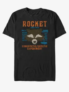 ZOOT.Fan Marvel Rocket Strážci Galaxie T-Shirt Schwarz
