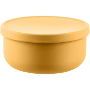 Zopa Silicone Bowl with Lid Silikonschüssel mit Verschluss Mustard Yellow 1 St