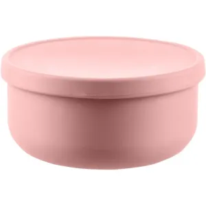 Zopa Silicone Bowl with Lid Silikonschüssel mit Verschluss Old Pink 1 St