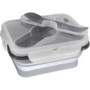 Zopa Silicone Lunch Box Small Geschirrset Dove Grey 15x7,5 cm 1 St