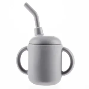 Zopa Silicone Mug Tasse 2 in 1 Dove Grey 1 St