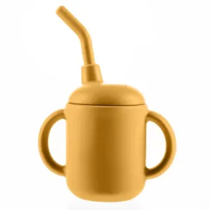 Zopa Silicone Mug Tasse 2 in 1 Mustard Yellow 1 St