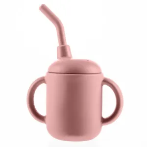 Zopa Silicone Mug Tasse 2 in 1 Old Pink 1 St