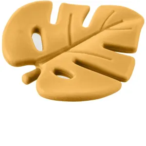 Zopa Silicone Teether Leaf Beißring Mustard Yellow 1 St