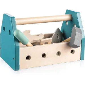 Zopa Wooden Tool Box Werkzeugset Blue 14 St